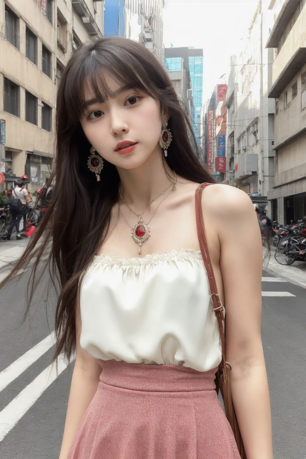 サンプル画像5:AI美女写真集「街角美女」Vol.5(駄馬) [d_534104]