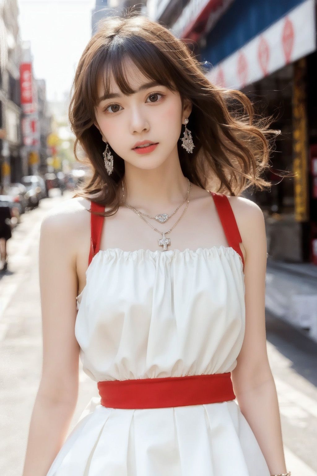 サンプル画像6:AI美女写真集「街角美女」Vol.5(駄馬) [d_534104]