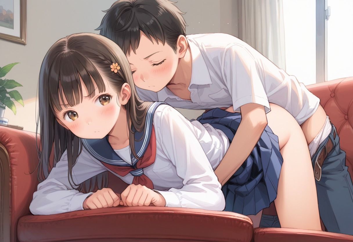 サンプル画像2:ちっぱい妹は俺の友達の肉便器(禁断果汁) [d_534174]