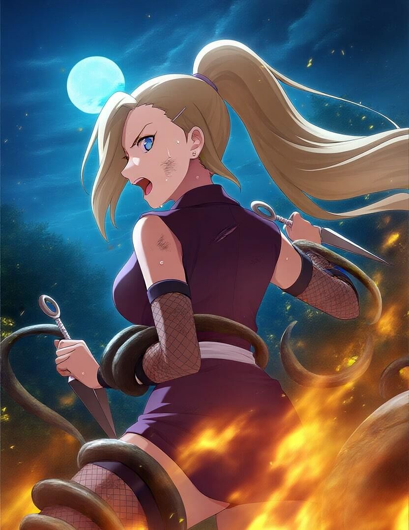 サンプル画像2:山○いの vs ぬるぬる触手(Nakki_触手・ヒロピン) [d_534223]