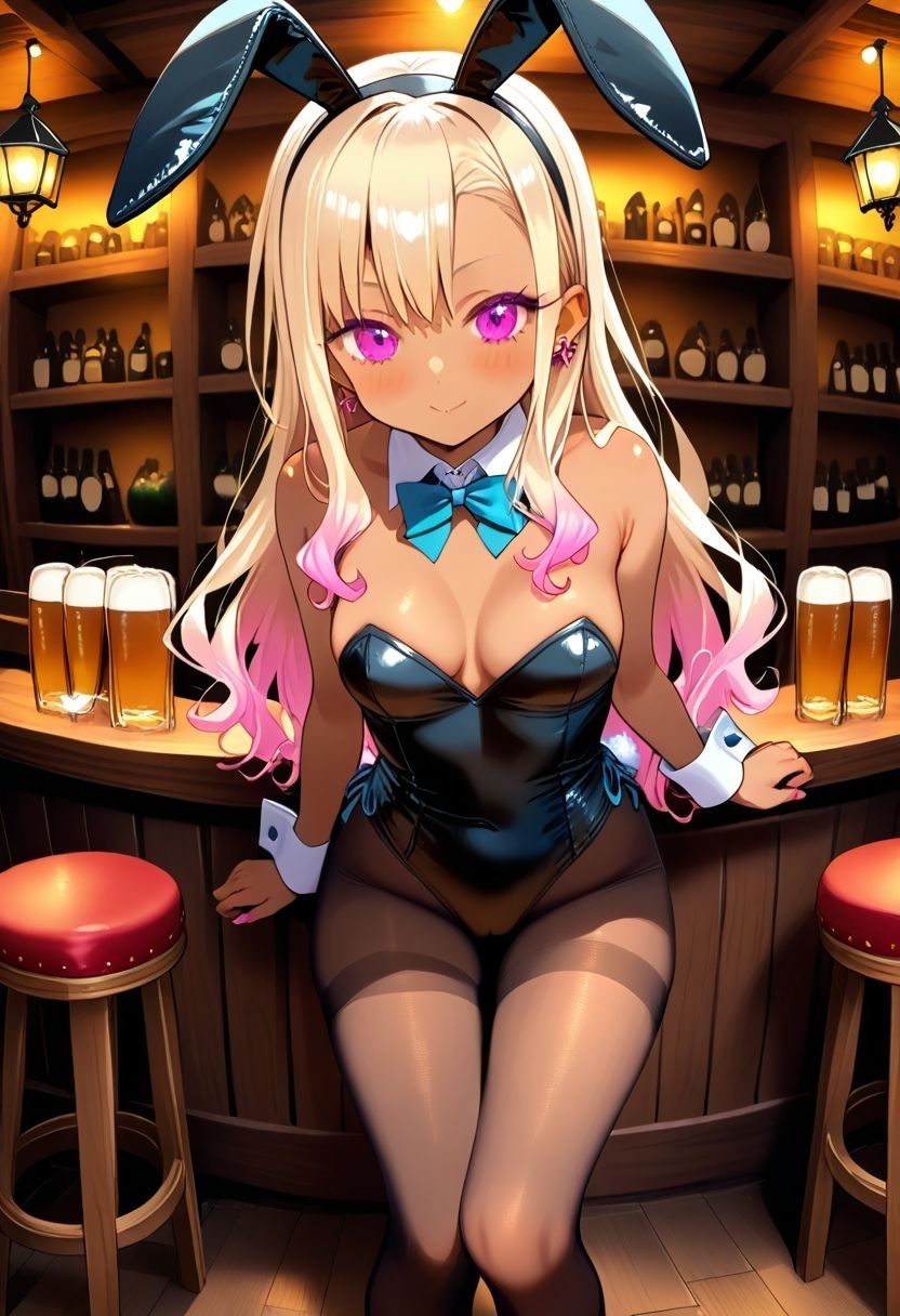 サンプル画像1:ギャルとバニーガールと性交(AIrast Office) [d_534266]