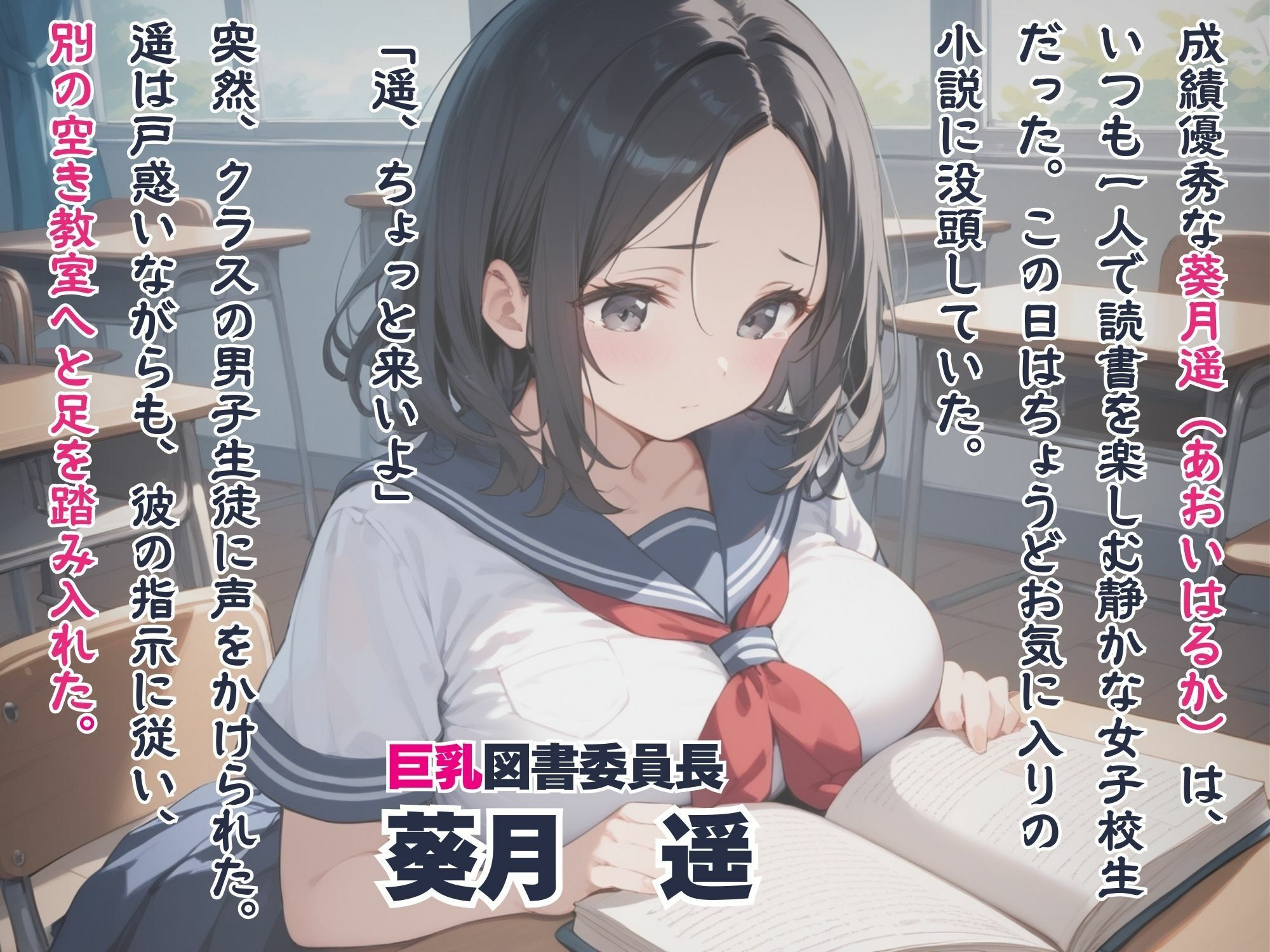 サンプル画像1:図書委員長の処女強奪 快楽堕ち妊娠腹ボテSEX(みるくさんど) [d_534322]