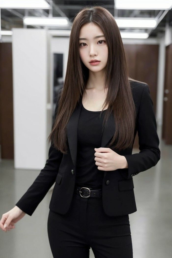 サンプル画像3:【美女名録】vol3.7  秘書の誘惑。冷たくても、惹かれてしまう。 196枚  【AIグラビア写真集】(AI美女制作参謀本部4課) [d_534343]