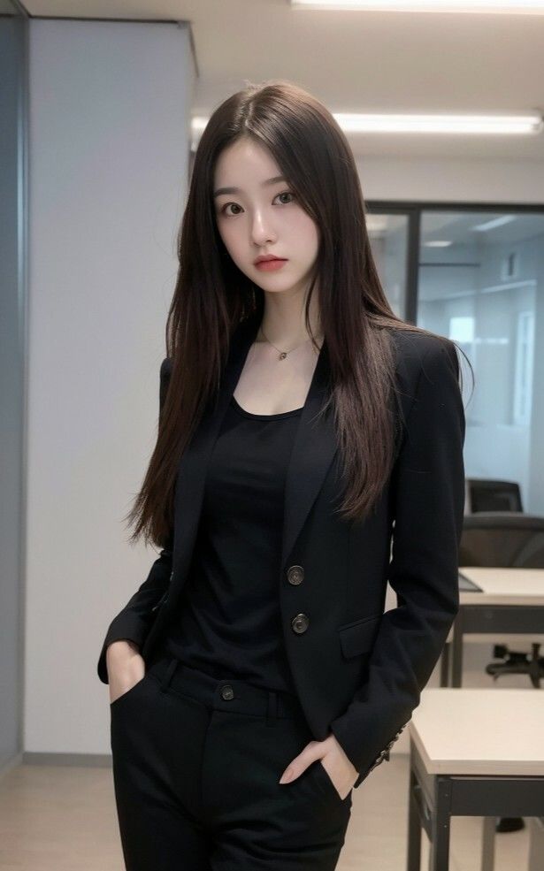 サンプル画像6:【美女名録】vol3.7  秘書の誘惑。冷たくても、惹かれてしまう。 196枚  【AIグラビア写真集】(AI美女制作参謀本部4課) [d_534343]