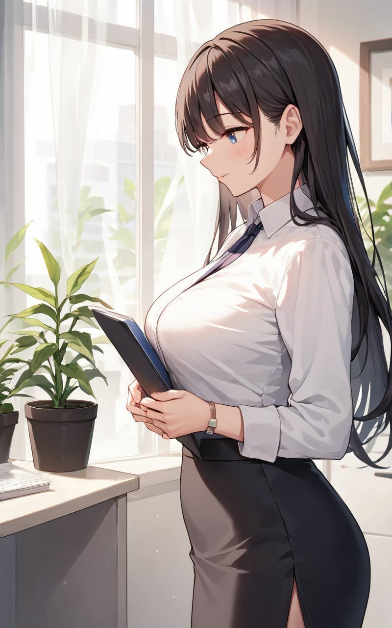 サンプル画像1:職場の美女OLに何度も種付けセックス(くりぼー) [d_534362]