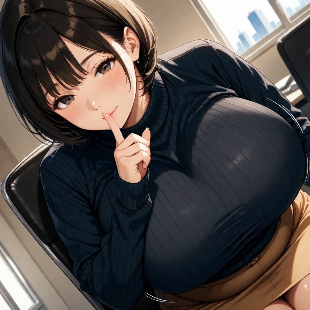 サンプル画像2:職場の上司が爆乳痴女に？ たくさんイカせてあげる(ユニットサークル) [d_534381]