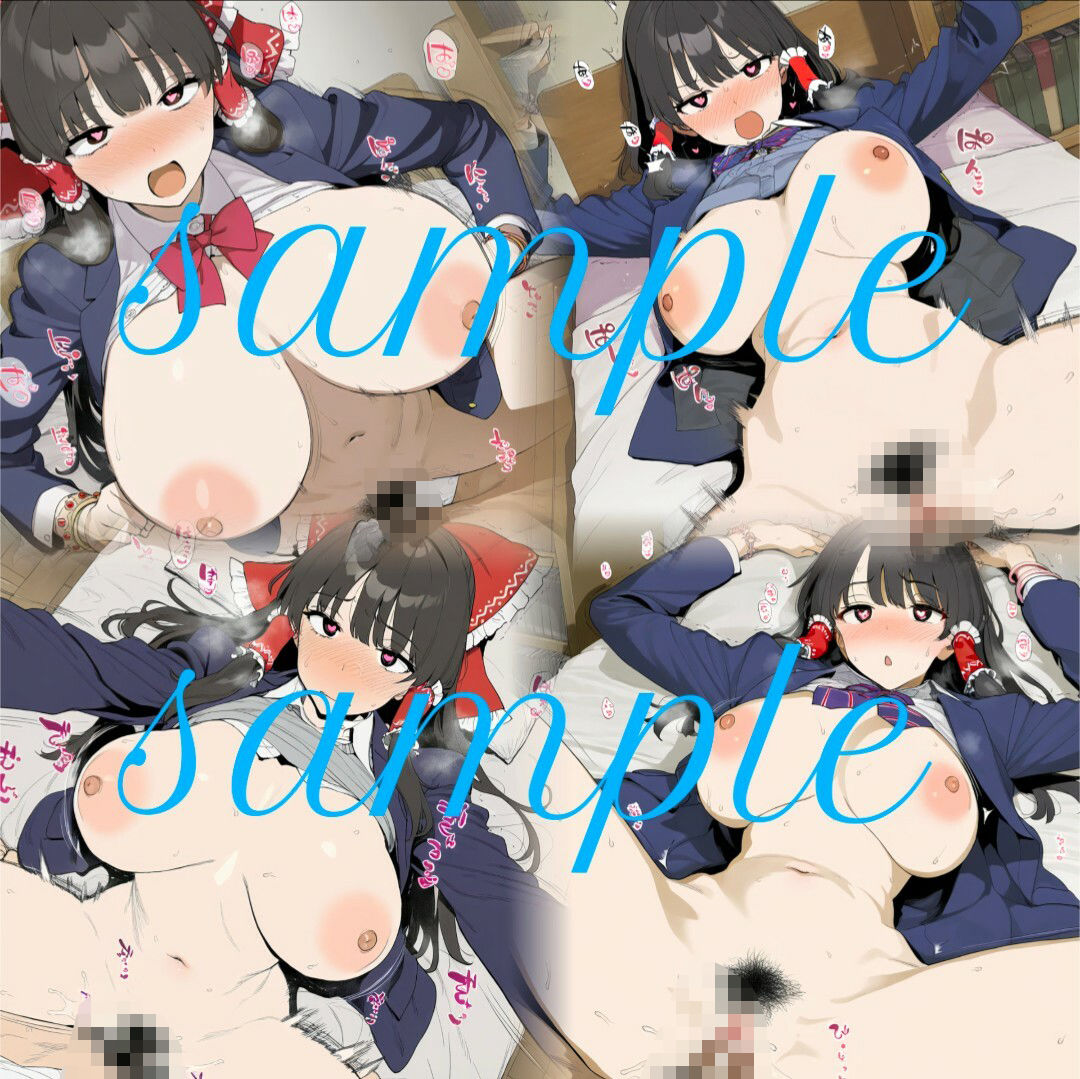 サンプル画像5:ハメ撮りえろ動画in図書館｛40｝〜学生服の巫女との放課後〜(鼉カメラふぱぁん) [d_534412]