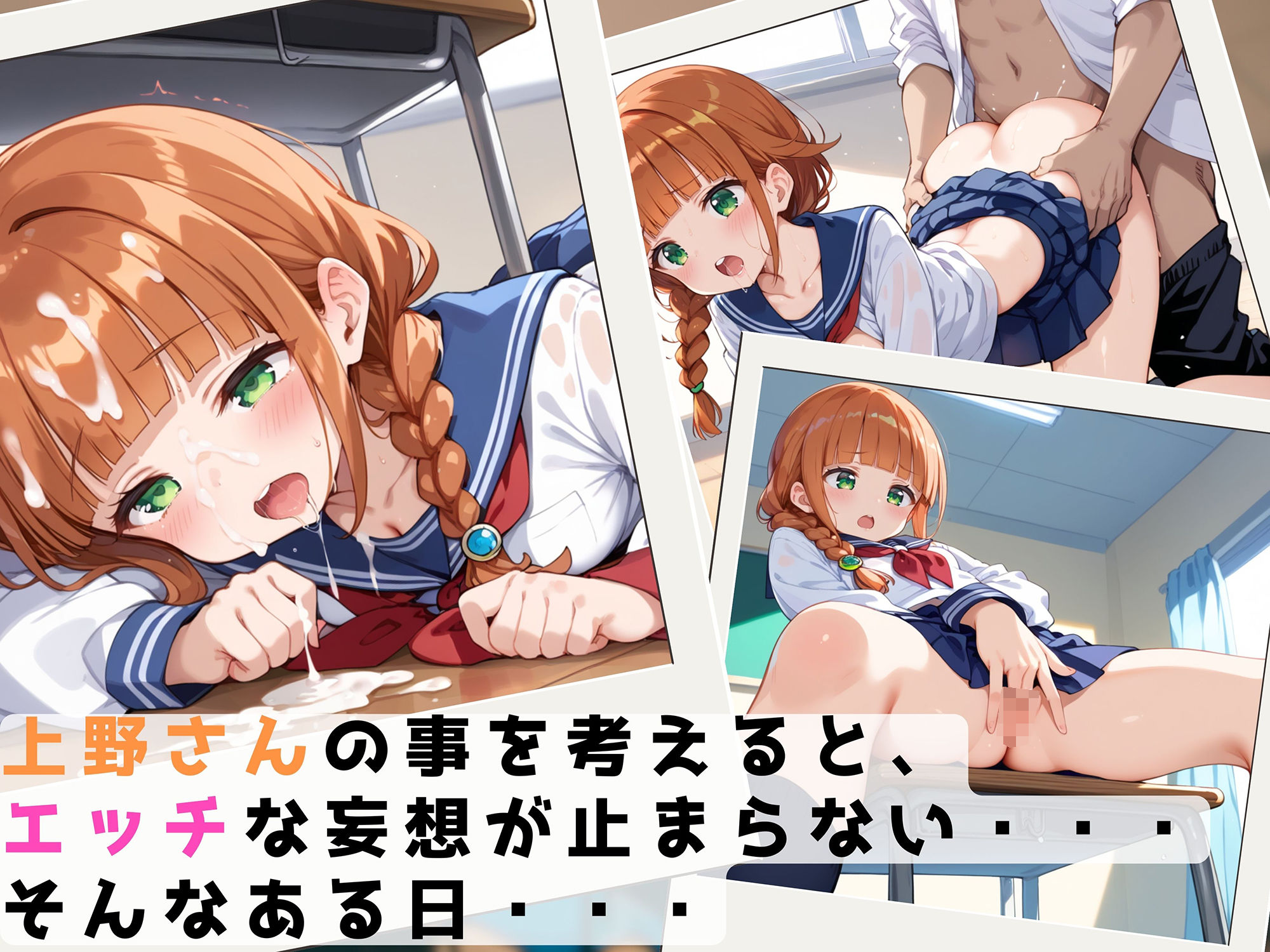 サンプル画像2:蜜柑色の女の子は男を誘惑する清楚ビッチ(てぃーえむ) [d_534421]