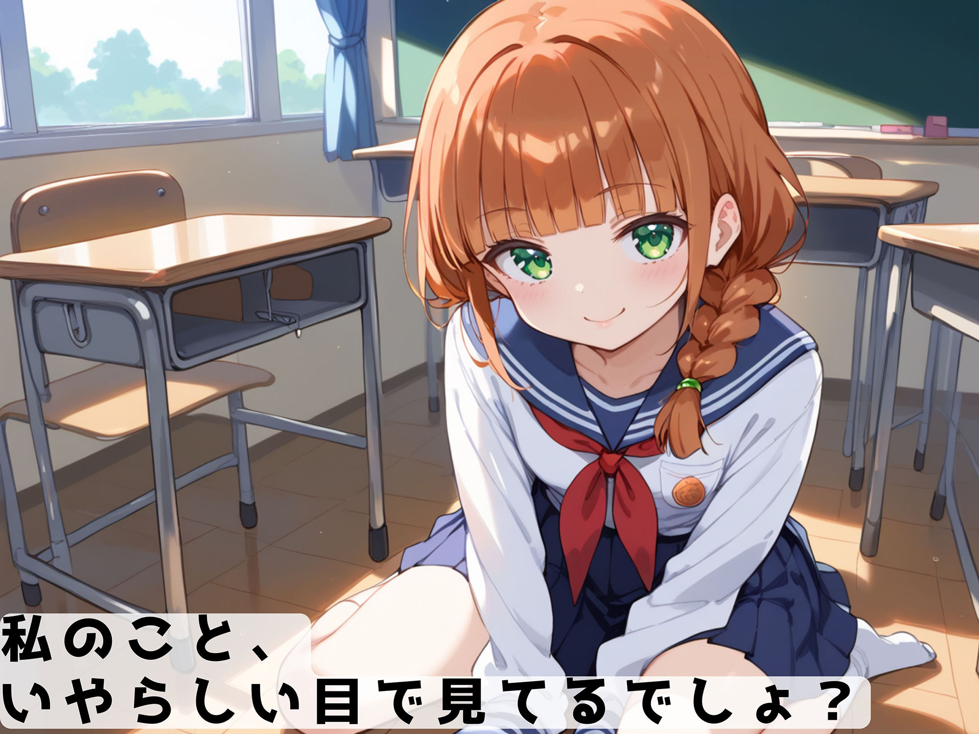 サンプル画像3:蜜柑色の女の子は男を誘惑する清楚ビッチ(てぃーえむ) [d_534421]