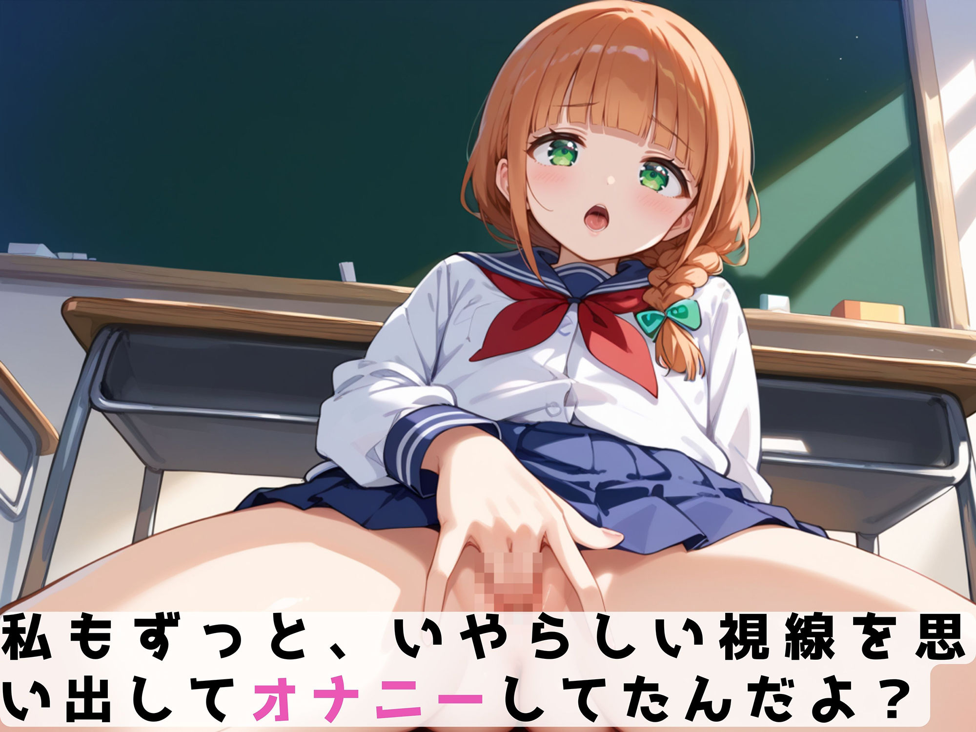 サンプル画像4:蜜柑色の女の子は男を誘惑する清楚ビッチ(てぃーえむ) [d_534421]