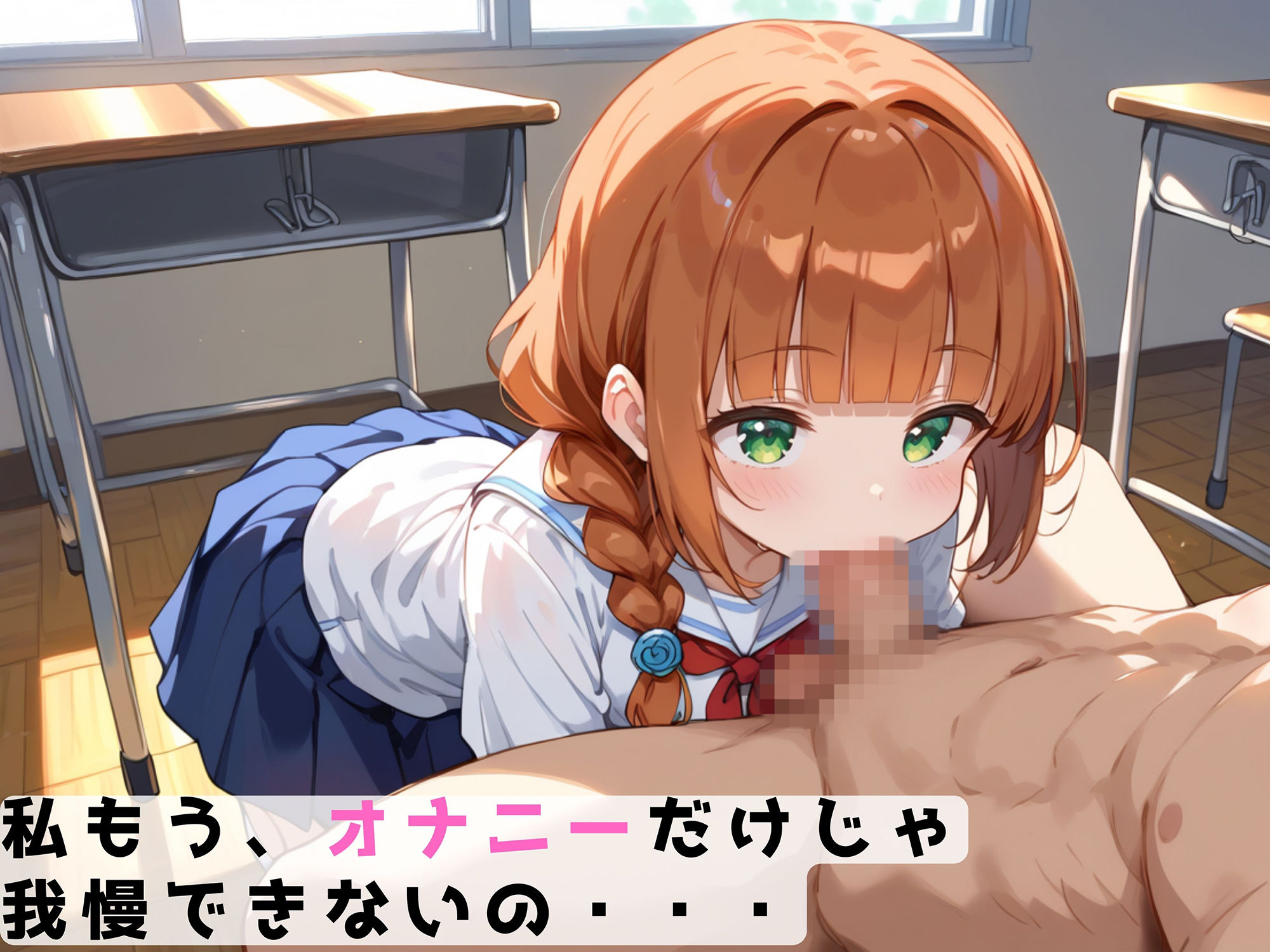 サンプル画像5:蜜柑色の女の子は男を誘惑する清楚ビッチ(てぃーえむ) [d_534421]