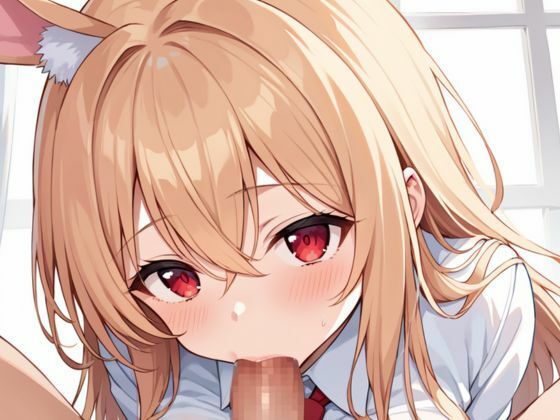 サンプル画像2:癒してくれるメガネとうさ耳(ペンギーン) [d_534424]