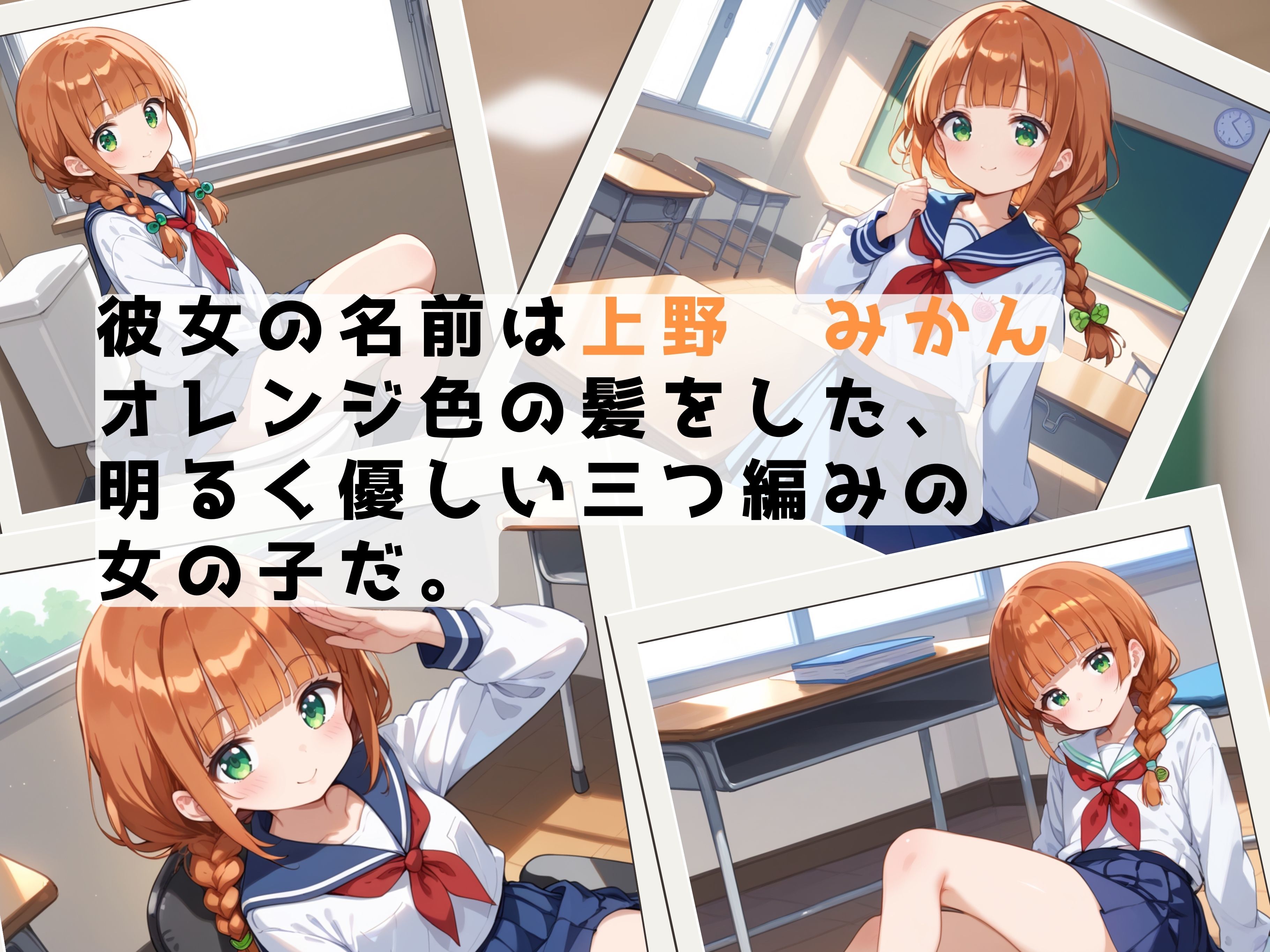 サンプル画像1:蜜柑色の女の子は男を誘惑する清楚ビッチvol.2(てぃーえむ) [d_534428]