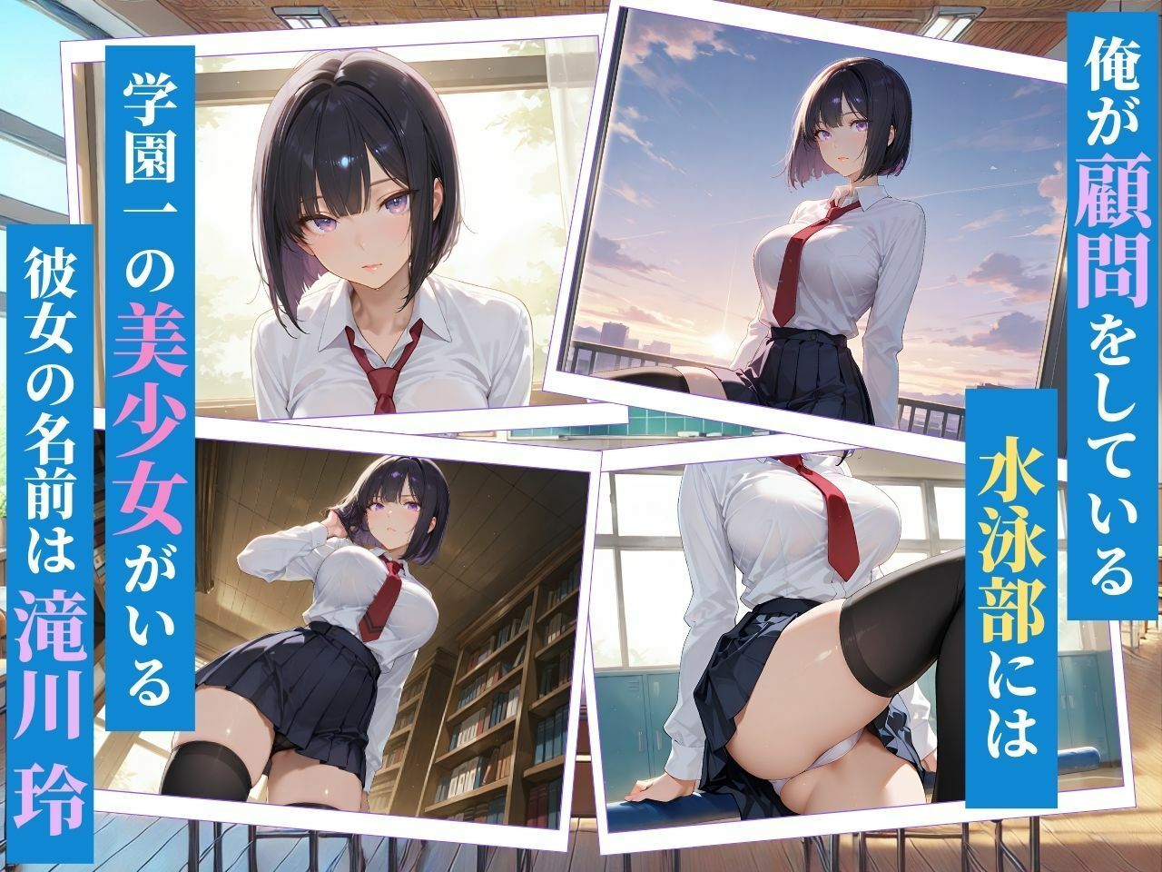 サンプル画像1:クールな水泳部女子校生を性指導(桃太堂) [d_534449]