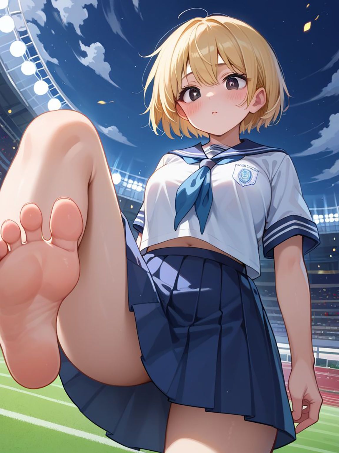 サンプル画像1:星野かなこ JKグラドル＆裏画像(いちごミルク) [d_534708]