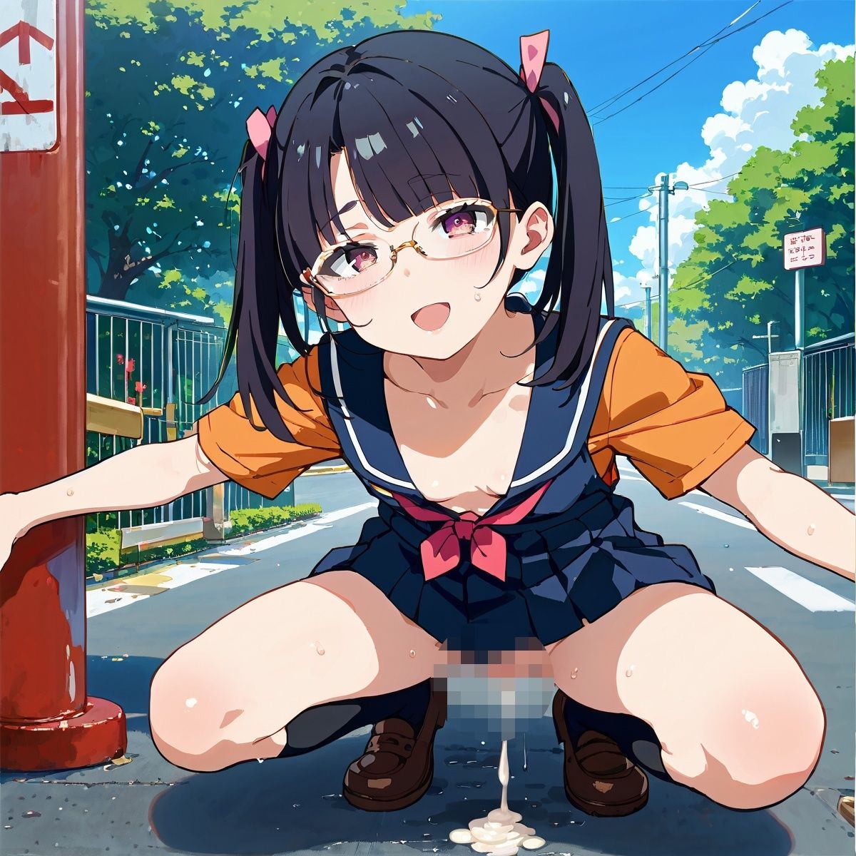 サンプル画像1:野外●K中出し大会！！【厳選画像400枚】Vol.3(推しの王女様) [d_534796]