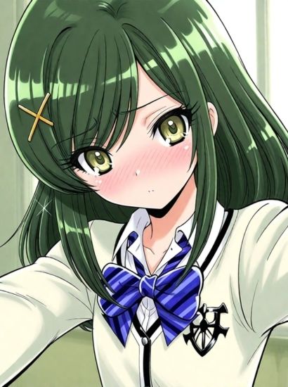 サンプル画像1:地獄先生ぬ〜べ〜NEOの橘百合愛から送られてきた自撮り写真(自撮りサークル  イカスミ工房) [d_534884]