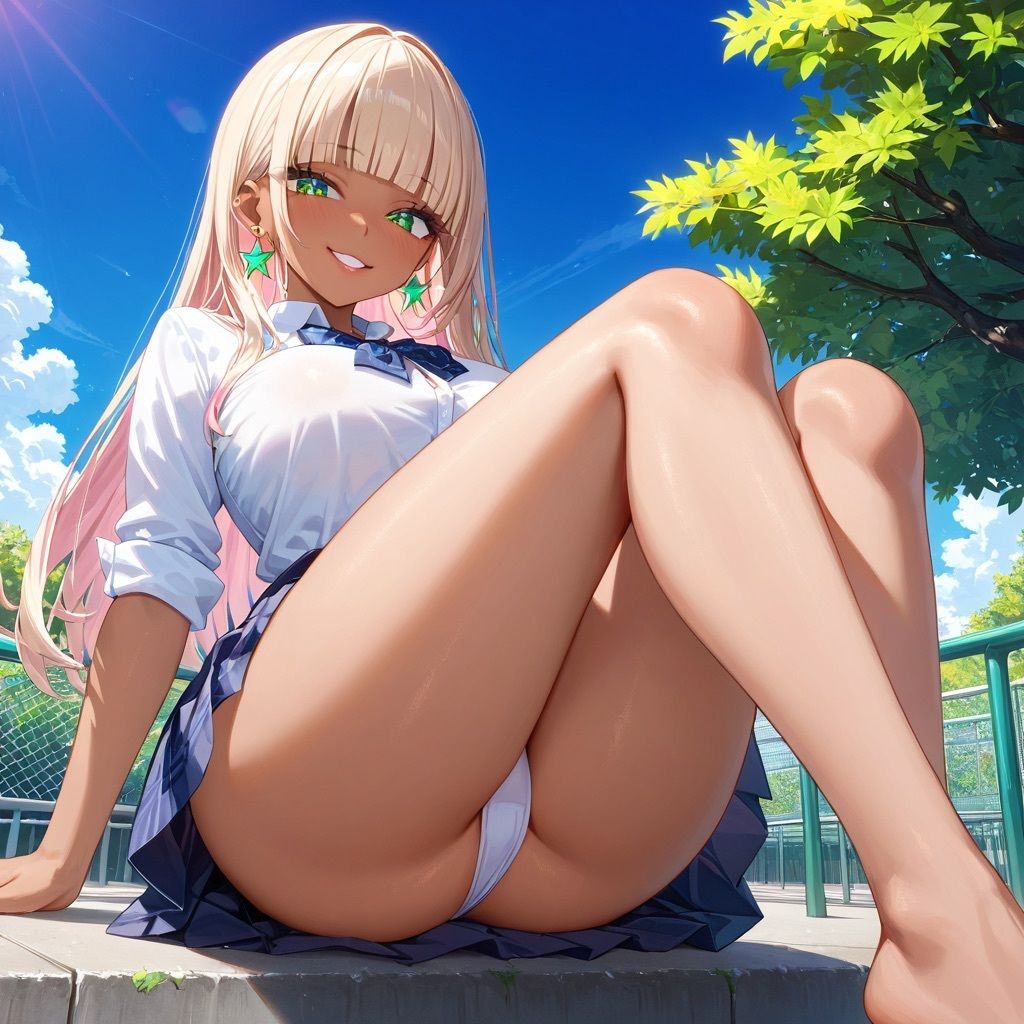 サンプル画像1:ギャルの誘惑！【擬音・効果音付き・差分あり】(Nわーくす) [d_534957]