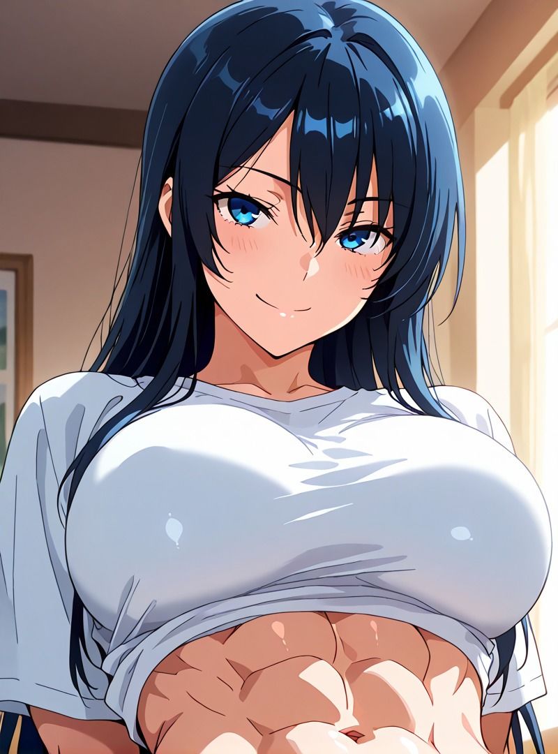 サンプル画像1:筋肉オタクとのSEXは激しめ(謎の光) [d_534980]