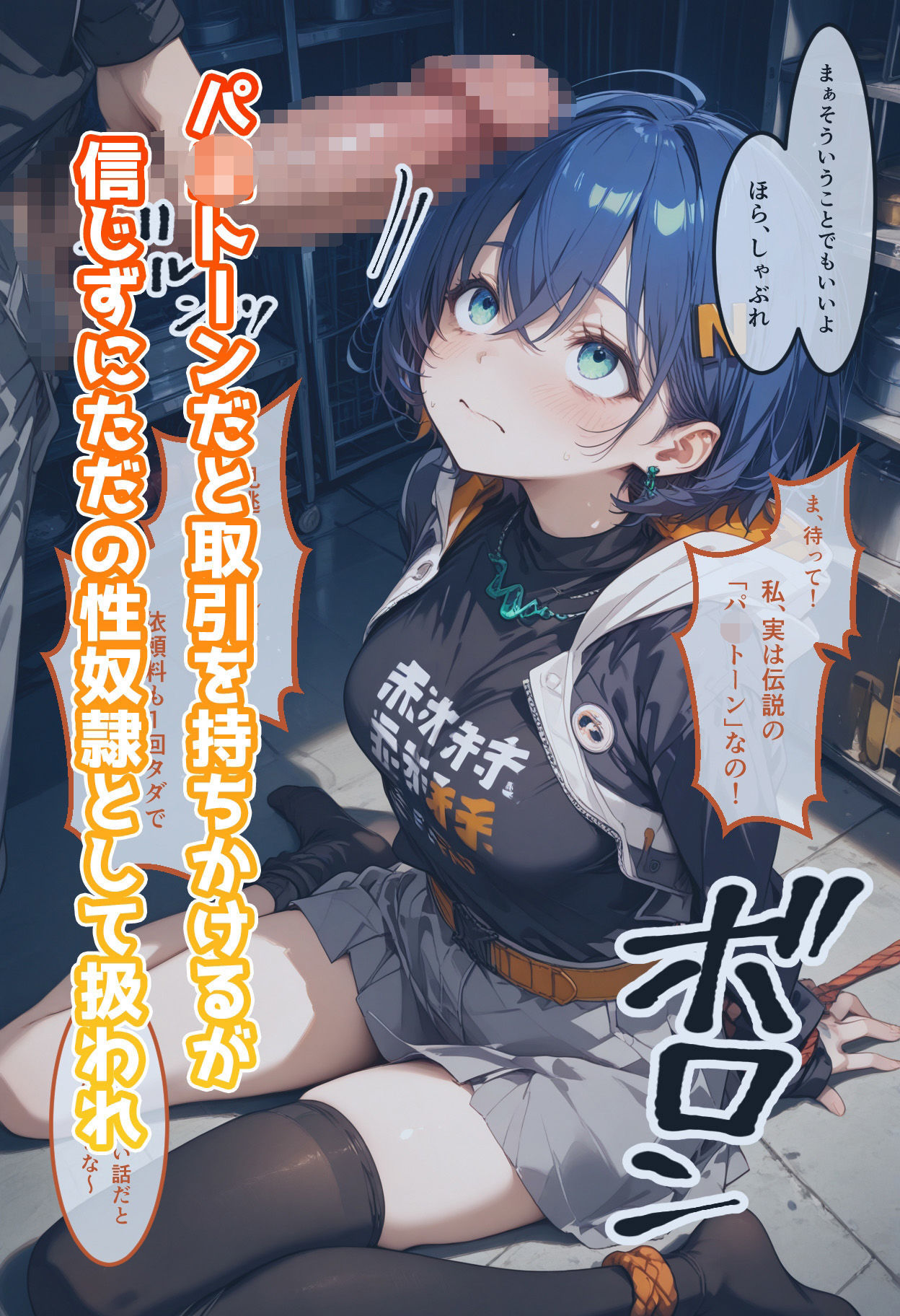 サンプル画像3:リンのいちばん長い日〜レ●プされてるのに助けてくれないお兄ちゃん〜(わたあめ重工) [d_535075]