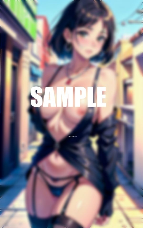 サンプル画像5:ガーターベルト美熟女たちの淫靡な誘惑若い男欲しいわぁ〜(AI美女LABO.28) [d_535121]