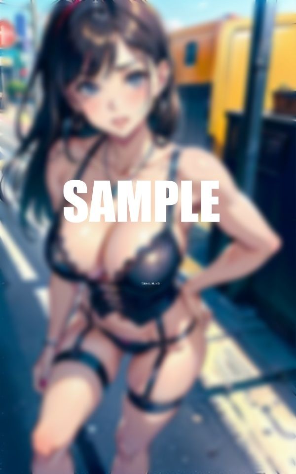 サンプル画像6:ガーターベルト美熟女たちの淫靡な誘惑若い男欲しいわぁ〜(AI美女LABO.28) [d_535121]