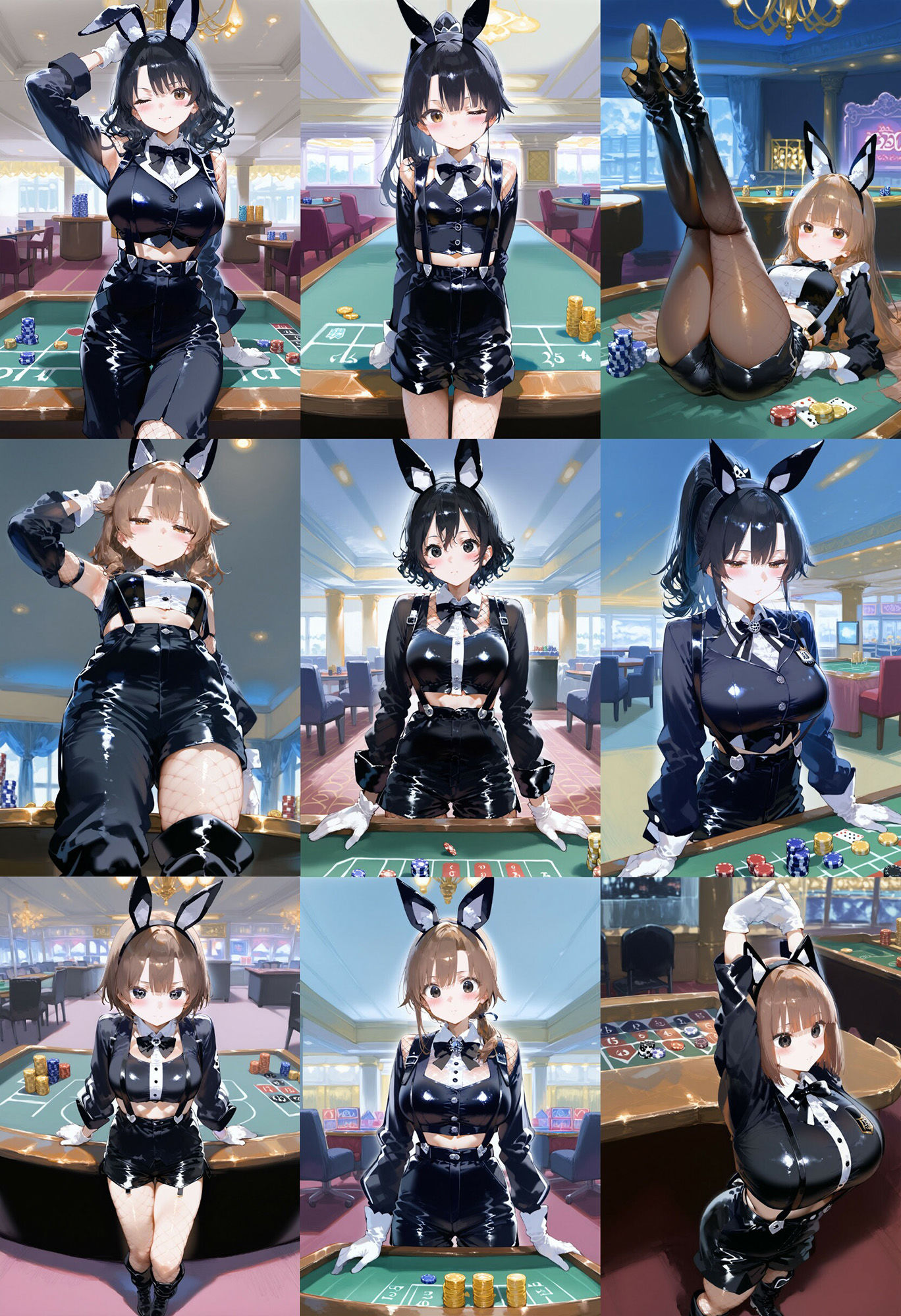 サンプル画像1:処女まん美女を集めた俺だけのハーレムカジノ(Kagari-AIart) [d_535124]