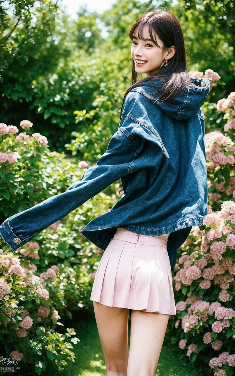 サンプル画像2:AI美女写真集┃お尻のかわいい乙女(AI美女写真集┃清楚な大人) [d_535135]