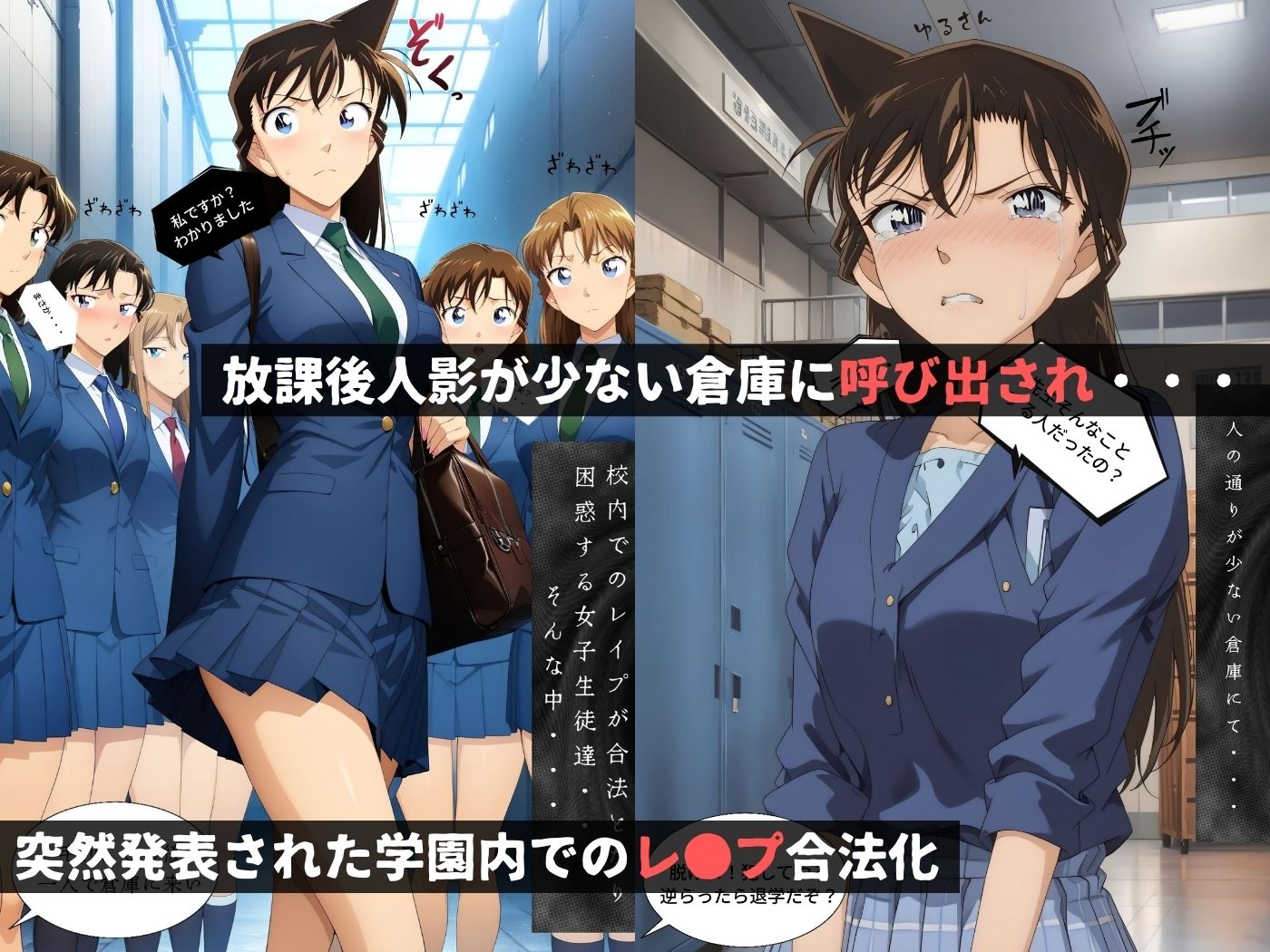 サンプル画像2:レ●プが合法になった学園〜毛●蘭編〜（本編＋CG集）(violence  boy) [d_535183]