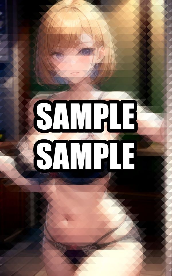 サンプル画像6:ランジェリー美女イラスト集(モンモン) [d_535198]