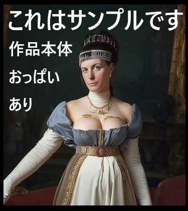 サンプル画像1:歴史修正主義芸術:ナポレオンの妹（ポーリーヌ）をおっぱいまるみえにしました！(MUTANTITS) [d_535399]