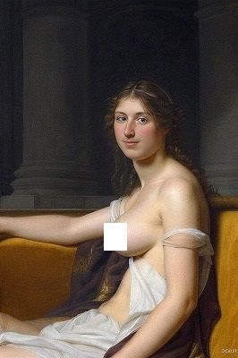 サンプル画像2:歴史修正主義芸術:ナポレオンの妻（ジョゼフィーヌ）をおっぱいまるみえにしました！(MUTANTITS) [d_535409]