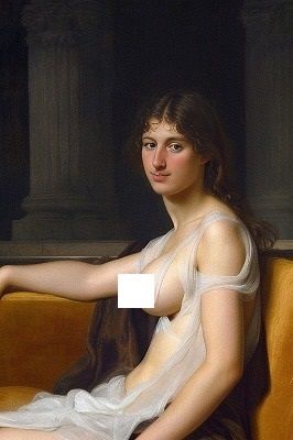 サンプル画像3:歴史修正主義芸術:ナポレオンの妻（ジョゼフィーヌ）をおっぱいまるみえにしました！(MUTANTITS) [d_535409]