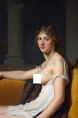 サンプル画像5:歴史修正主義芸術:ナポレオンの妻（ジョゼフィーヌ）をおっぱいまるみえにしました！(MUTANTITS) [d_535409]