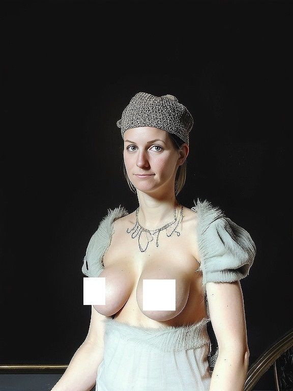 サンプル画像1:歴史修正主義芸術:ナポレオンの妻（マリア・ルイーザ）をおっぱいまるみえにしました！(MUTANTITS) [d_535455]