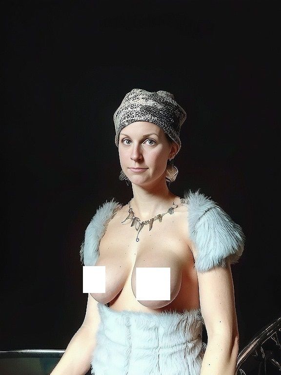 サンプル画像5:歴史修正主義芸術:ナポレオンの妻（マリア・ルイーザ）をおっぱいまるみえにしました！(MUTANTITS) [d_535455]