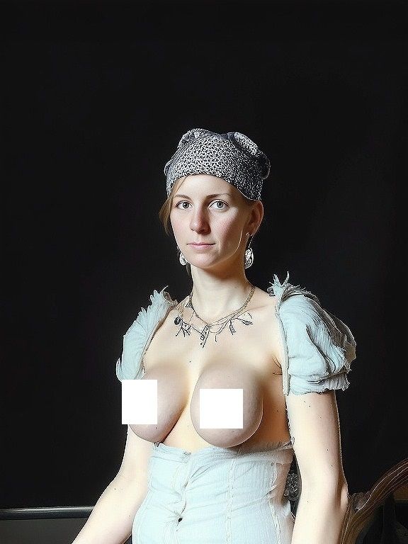 サンプル画像6:歴史修正主義芸術:ナポレオンの妻（マリア・ルイーザ）をおっぱいまるみえにしました！(MUTANTITS) [d_535455]