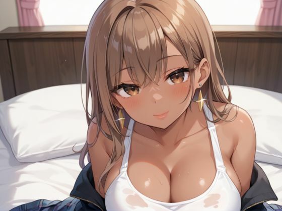 サンプル画像1:5分前に出会ったばかりの黒ギャルに逆ナンされる話(ムチムチラボ) [d_535508]