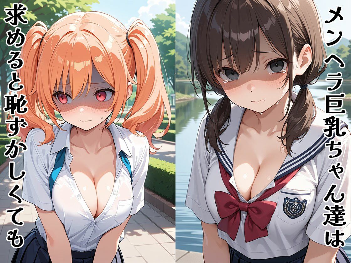 サンプル画像1:メンヘラ巨乳ちゃんは野外撮影も渋々してくれる(メンヘラ★が〜るず) [d_535559]