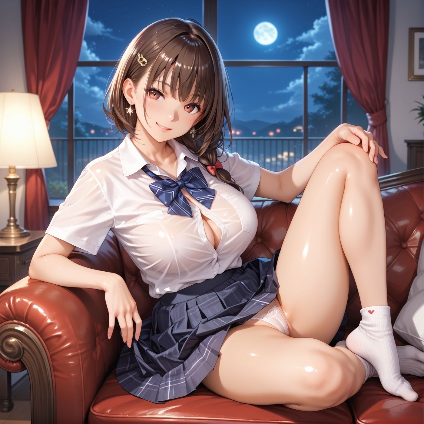 サンプル画像1:パパ活女子校生に種付け？ 6【おじさんとの豪華CG250枚収録】(アオとハル) [d_535592]