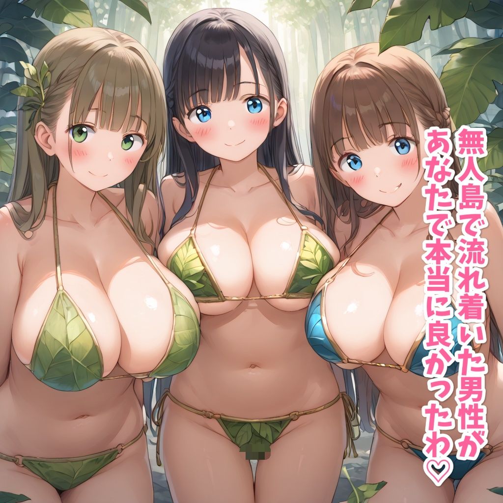 サンプル画像5:無人島でハーレムおまんこ(星彩レコード) [d_535630]