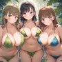 無人島でハーレムおまんこ
