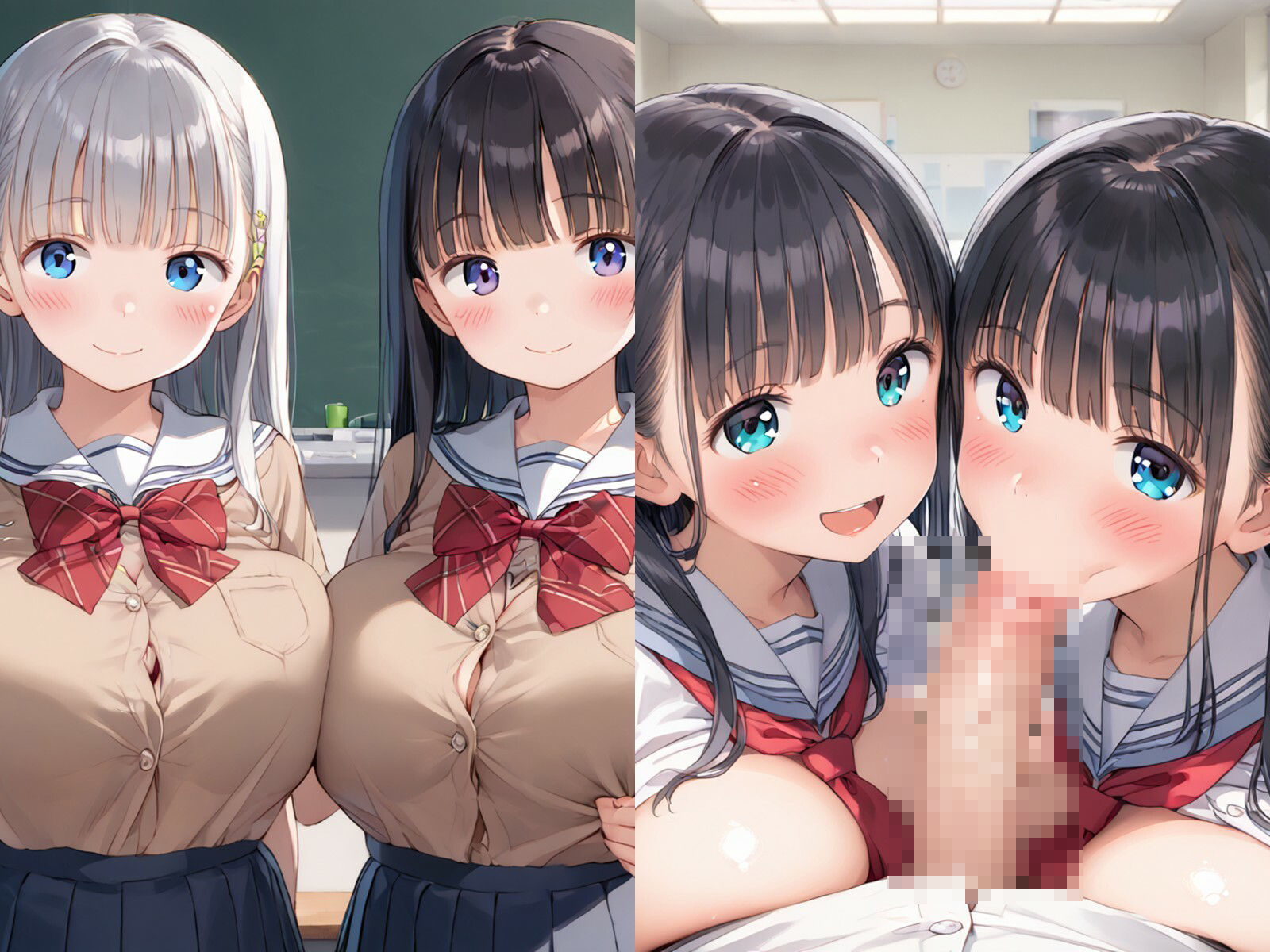 サンプル画像1:女子校のJKとハーレムおまんこ(星彩レコード) [d_535632]