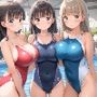 水泳部のJKとハーレムおまんこ