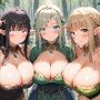 エルフの世界でハーレムおまんこ