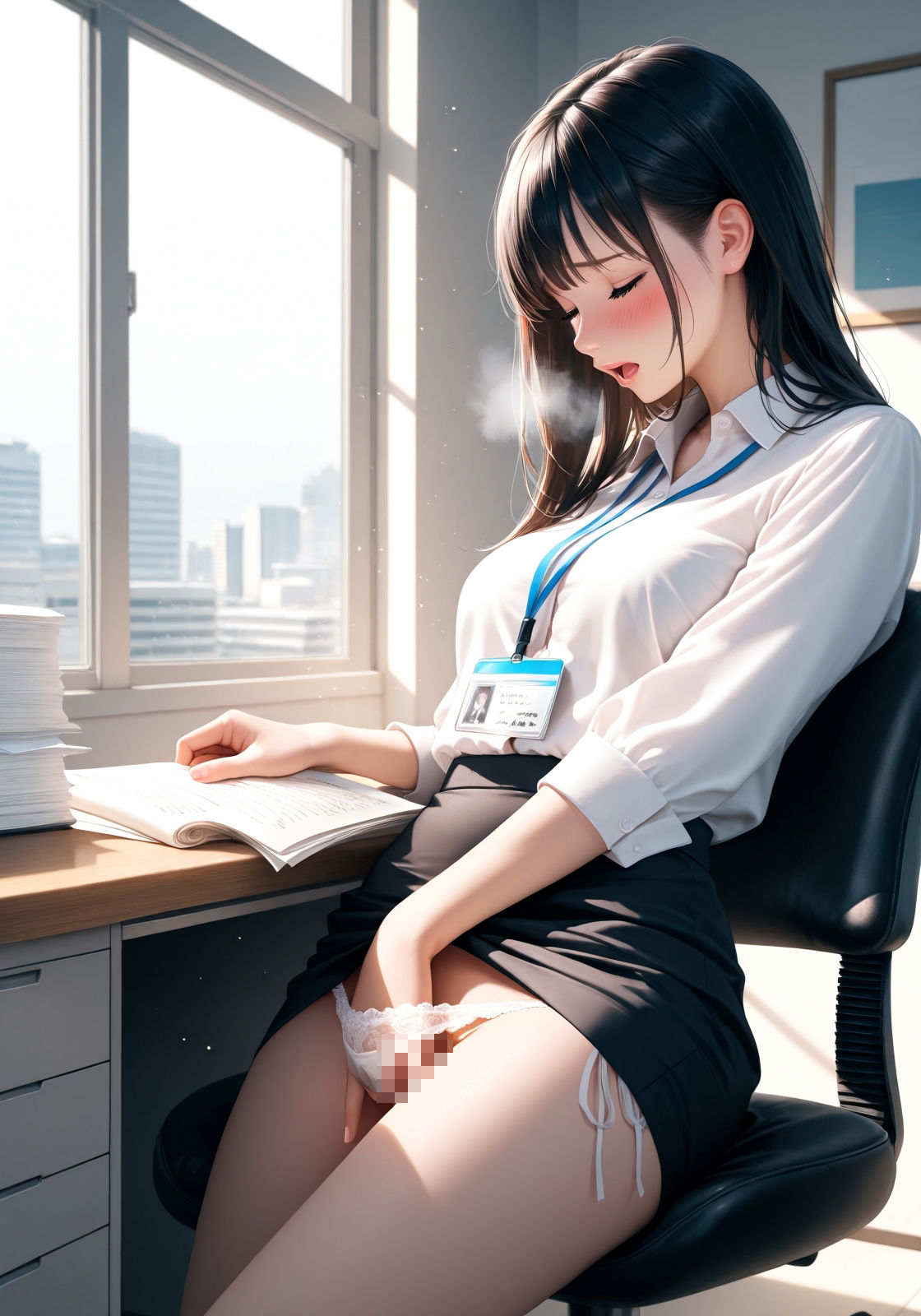 サンプル画像1:先輩・・・？  〜オナってます？〜(ニッチッチ) [d_535645]