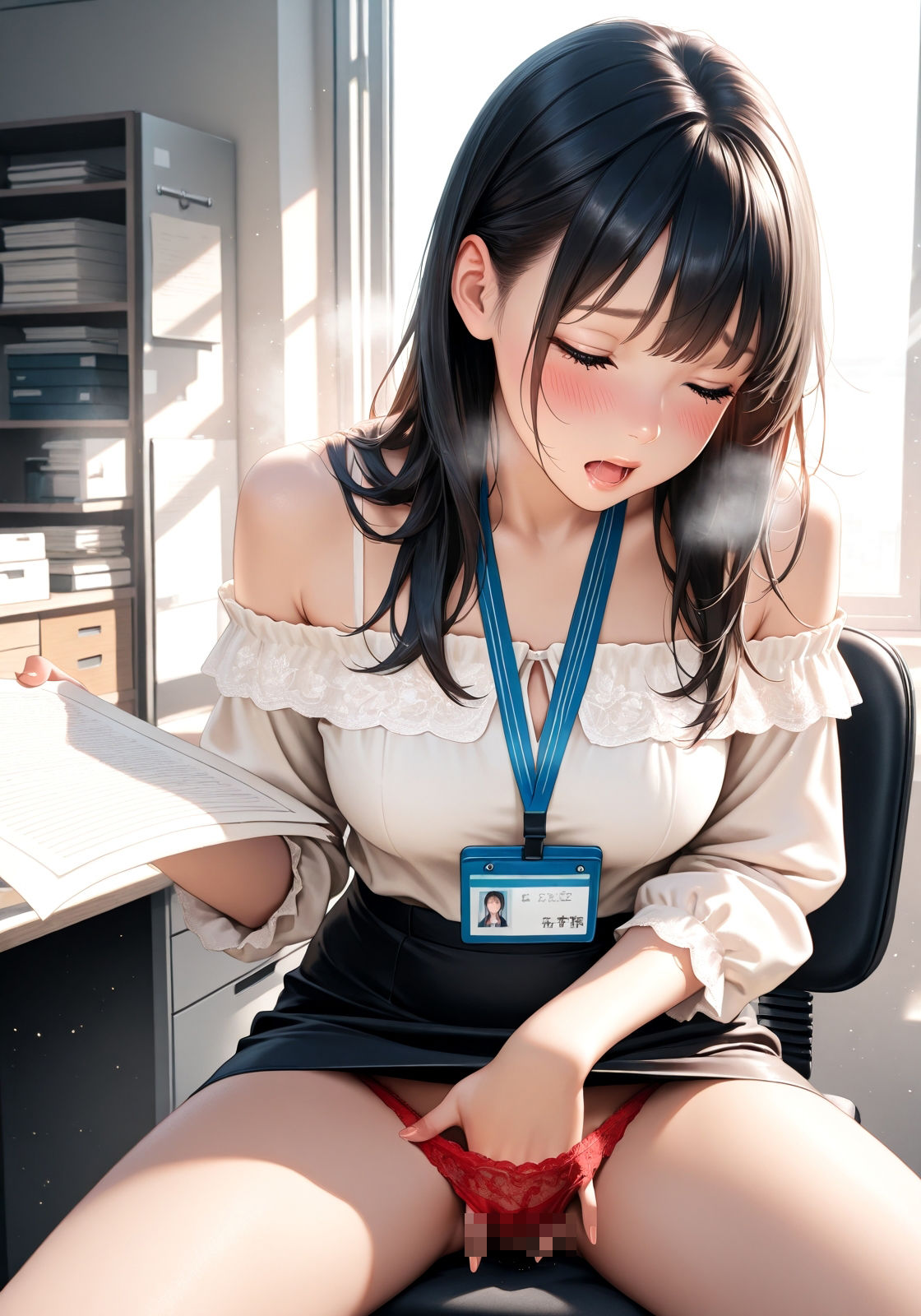 サンプル画像2:先輩・・・？  〜オナってます？〜(ニッチッチ) [d_535645]