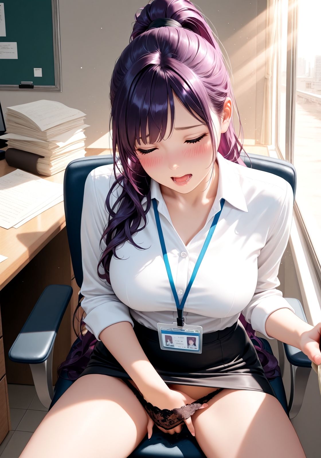 サンプル画像4:先輩・・・？  〜オナってます？〜(ニッチッチ) [d_535645]