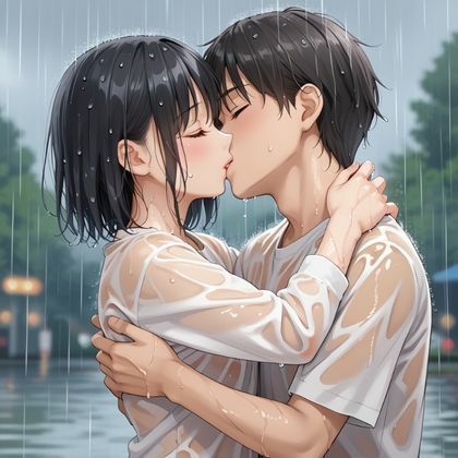 サンプル画像2:雨に濡れた彼女がエロすぎて犯した話(ナツピピ) [d_535722]