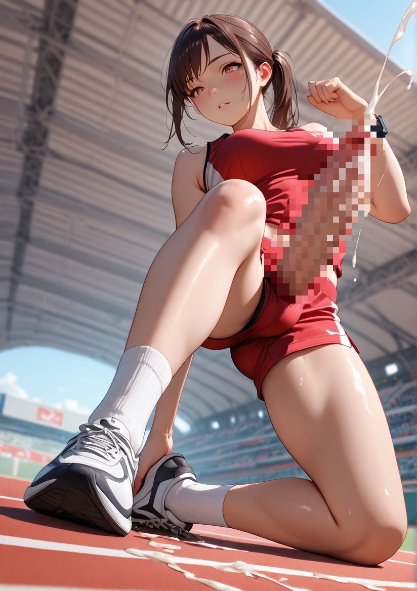 サンプル画像1:ふたなりコスプレ写真集 学園スポーツ編(ねこのしっぽ) [d_535743]